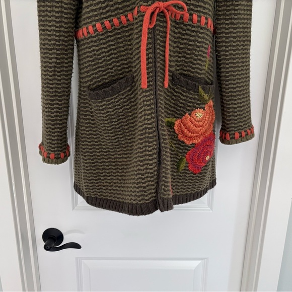 CAbi Wool Blend Sweater Jacket Long Size M - Picture 4 of 7